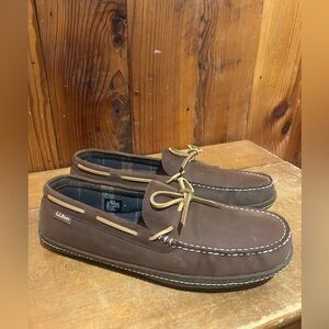 L.L. Bean Men's Brown Moccasin Shoes